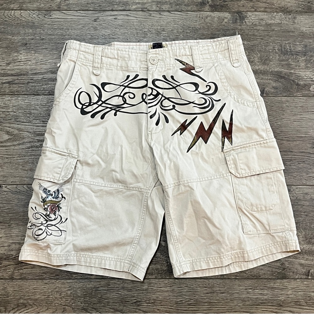 Vintage Y2K Prototype Embroidered Shorts Mens Size 34